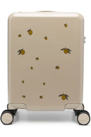 Konges Sløjd Lemon-print suitcase