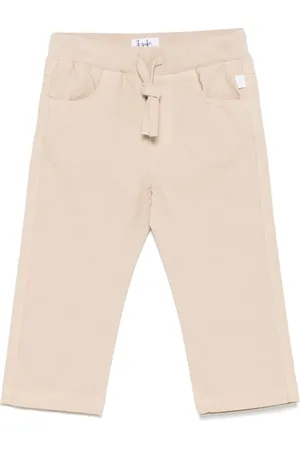 Il gufo Logo-tag trousers