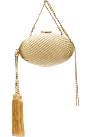 Isla Ibiza Metallic clutch bag