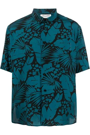 Saint Laurent Tropical-print shirt