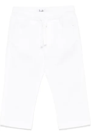 Il gufo Logo-tag trousers