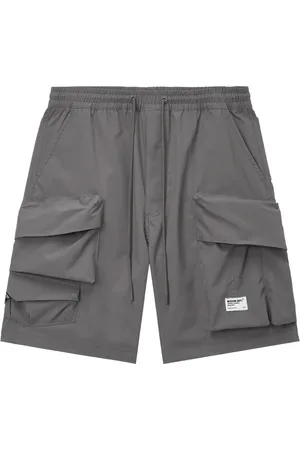 Musium Div. Logo-embroidered bermuda shorts