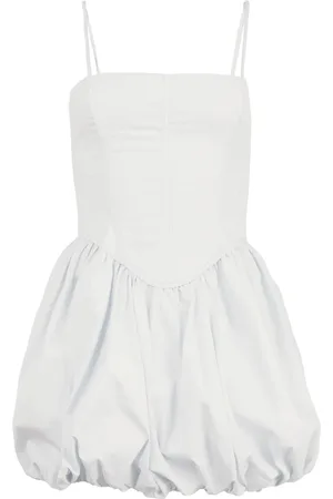FLEUR DU MAL Corset bubble mini dress