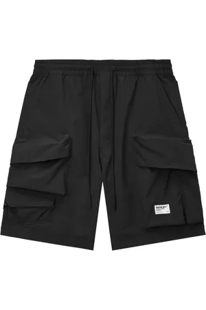 Musium Div. Logo-embroidered bermuda shorts