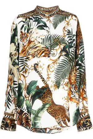 Camilla Tiger Trap blouse