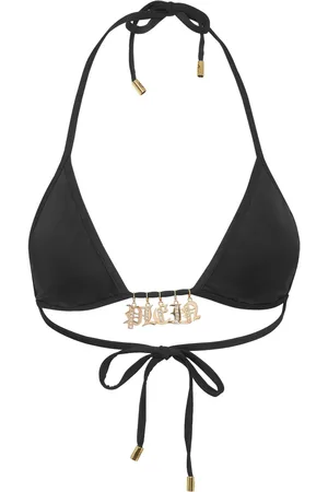 Philipp Plein Charm-detail triangle bikini top