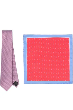 BRIONI Patterned-jacquard silk tie