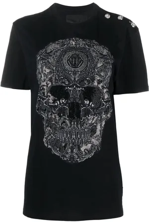 Philipp Plein Skull-baroque print T-shirt