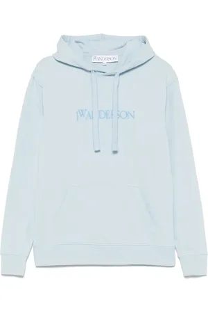J.W.Anderson Logo flocked hoodie