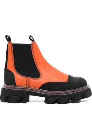 Ganni Panelled ankle boots