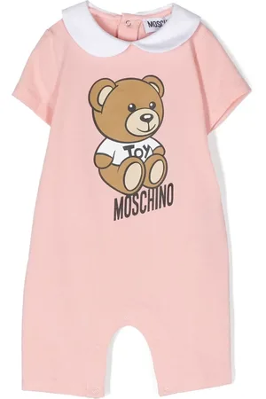 Moschino Logo-print cotton romper