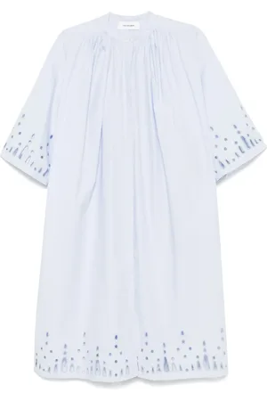 YVES SALOMON Poplin midi dress