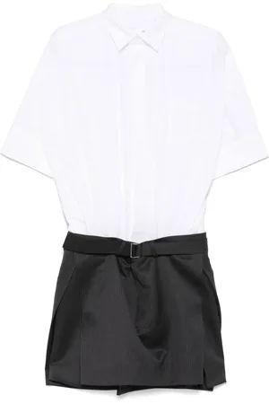 SACAI Panelled mini dress