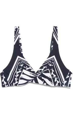 Twin-Set Printed bikini top