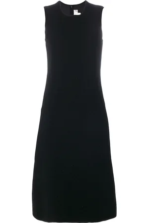 Comme des Garçons Round-neck sleeveless dress