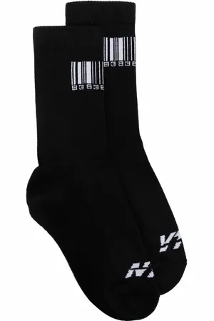 VTMNTS Barcode-print ankle socks