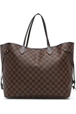 LOUIS VUITTON 2012 Damier Ebene Neverfull GM tote bag