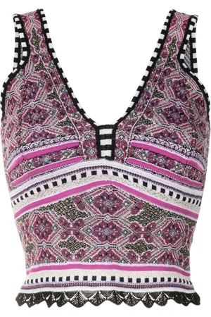 CECILIA PRADO Letícia intarsia-knit top