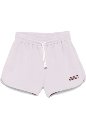Le pandorine Logo-patch shorts