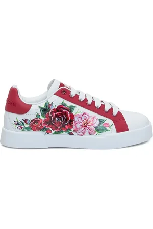 Dolce & Gabbana Floral-print sneakers