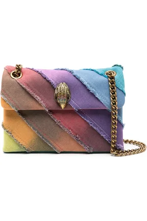 Kurt Geiger Mini Kensington denim crossbody bag