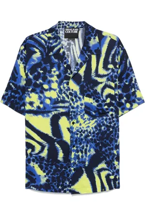 VERSACE Animalier-print shirt
