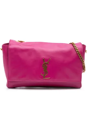 Saint Laurent 2022 Medium Smooth Calfskin and Suede Reversible Kate crossbody bag