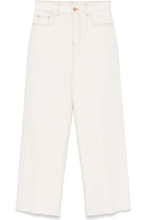 Giambattista Valli Frayed-edges jeans