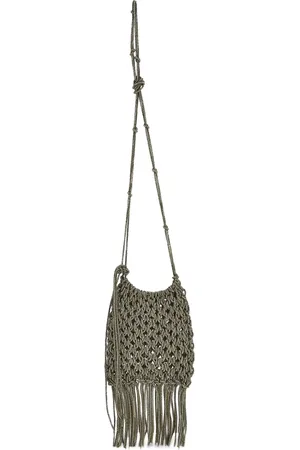 GENTRYPORTOFINO Fringed crossbody bag