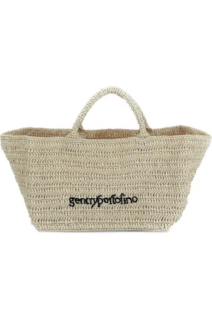 GENTRYPORTOFINO Logo-embroidered tote bag