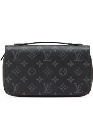LOUIS VUITTON 2017 Monogram Eclipse Zippy XL Wallet long wallets