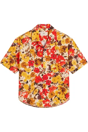 Ami Cotton floral-print shirt
