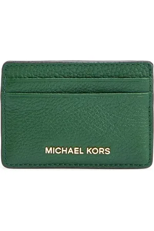 Michael Kors Grained-leather card holder