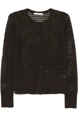 Mark Kenly Domino Tan Kessy Merino cardigan