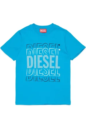 Diesel Multi-logo-print cotton t-shirt
