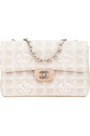 CHANEL 2002-2003 Medium New Travel Line Nylon Single Flap shoulder bag