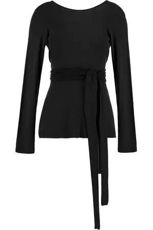 GENTRYPORTOFINO Belted blouse