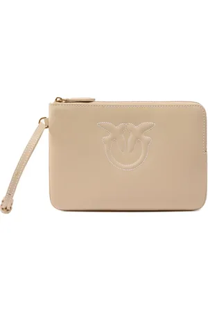 Pinko Logo-embossed clutch