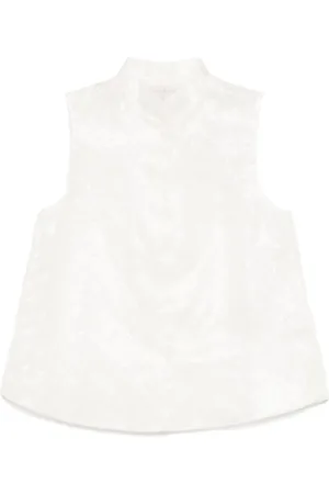 SHIATZY CHEN Mandarin-collar jacquard vest