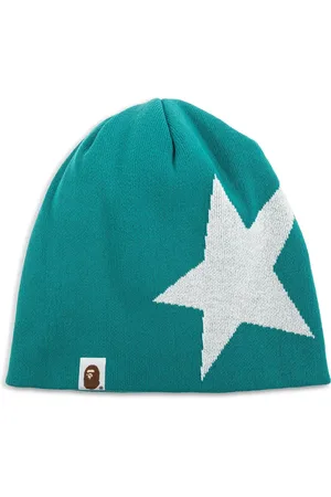 A Bathing Ape Logo beanie hat