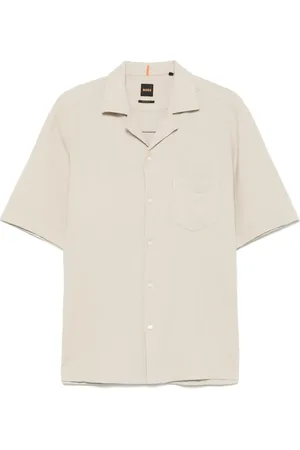 HUGO BOSS Waffle-effect shirt