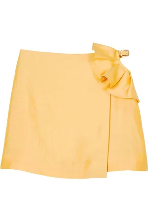 Sandro Ruffle-detailing mini skirt
