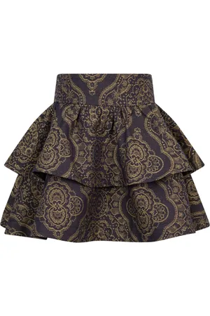 Etro Cotton-linen skirt