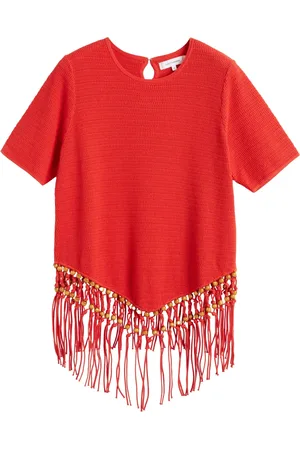 Chinti & Parker X Laura Whitmore beaded blouse
