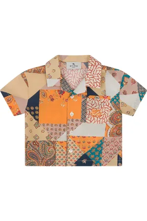 Etro Patchwork cotton shirt