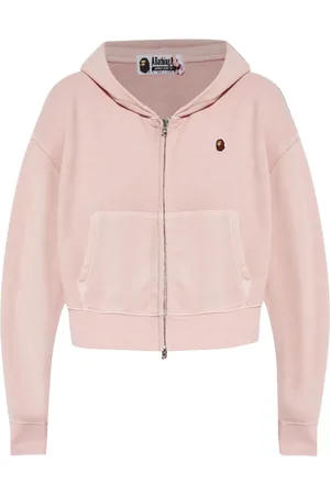 A Bathing Ape Logo zip-up hoodie