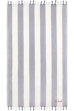MC2 SAINT BARTH Striped cotton beach towel