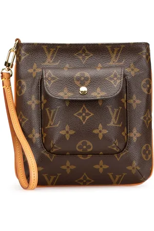 LOUIS VUITTON 2002 Monogram Partition clutch bag
