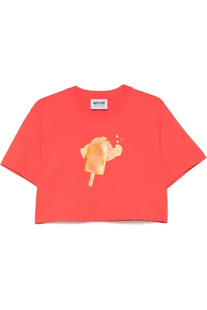 Moschino Ice-cream print jersey T-shirt