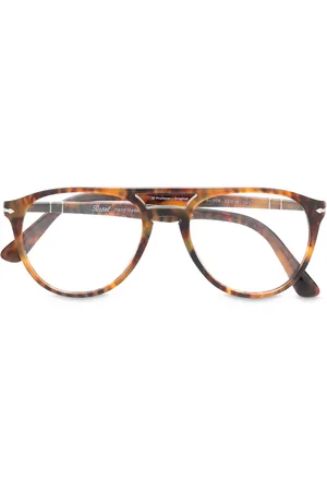 Persol Double bridge tortoiseshell glasses